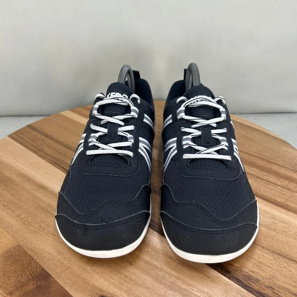 Xero Shoes Prio Womens Size 8 Black White Minimalist Barefoot Running Shoes
